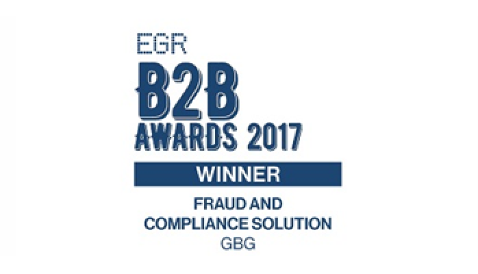EGR B2B Awards 2017 Winner